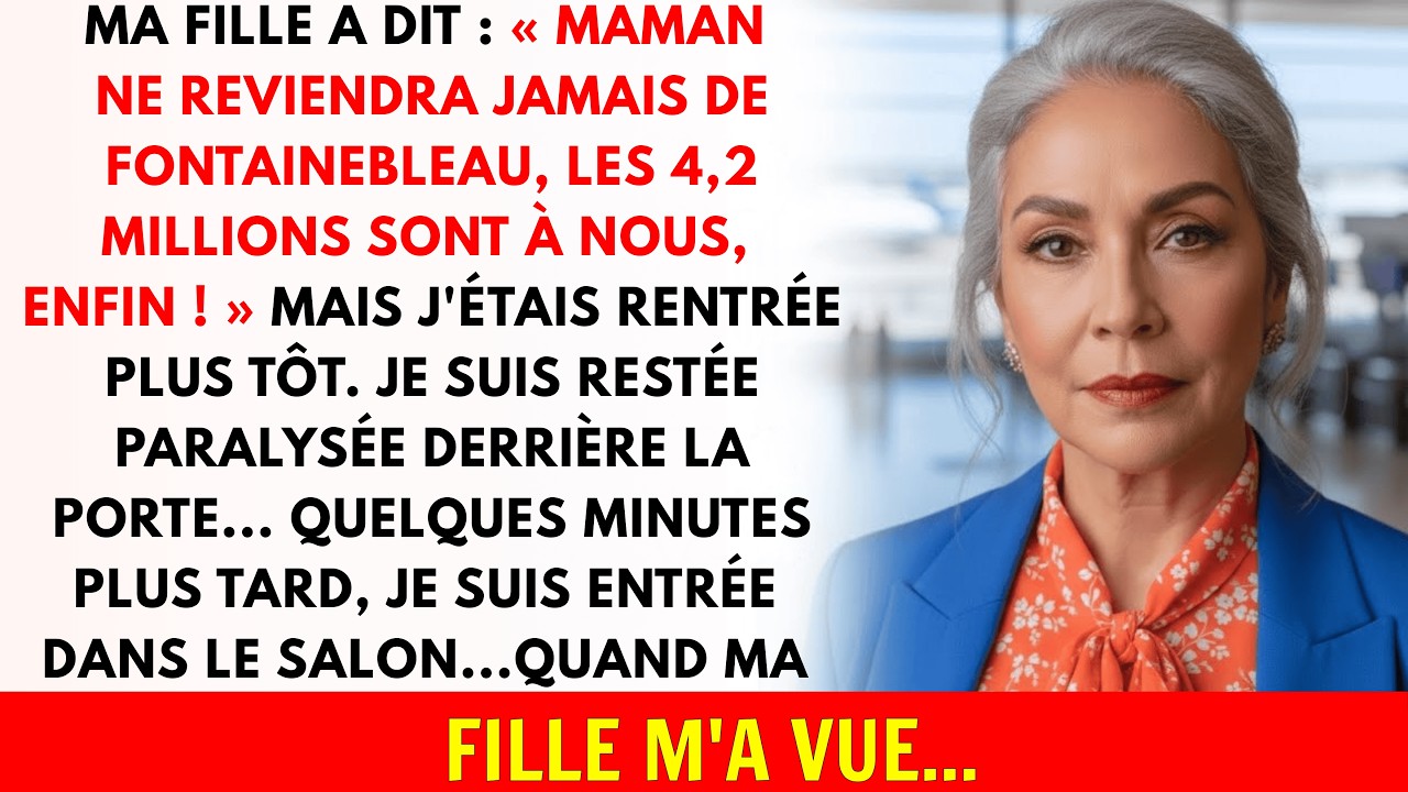 Ma Fille A Dit : « Les 4,2 Millions Sont Enfin À Nous ! » Maman Ne Reviendra Jamais… Mais J'Éta...