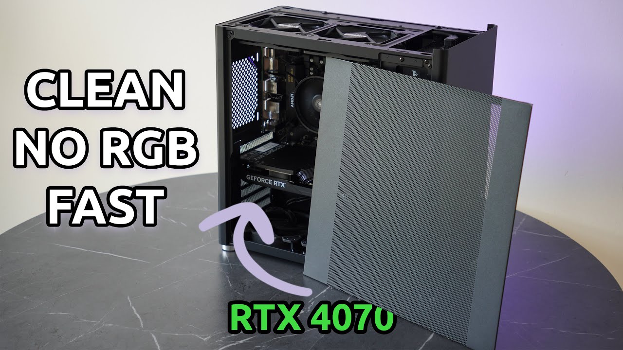 Sick of RGB? Let's build a clean, minimalist PC 😎