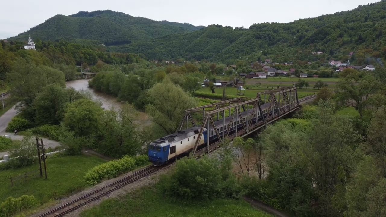 DJI Mini 2 Bahnbetrieb aus der Vogelperspektive  Mai 2025 Polen, Slowenien, Rumänien