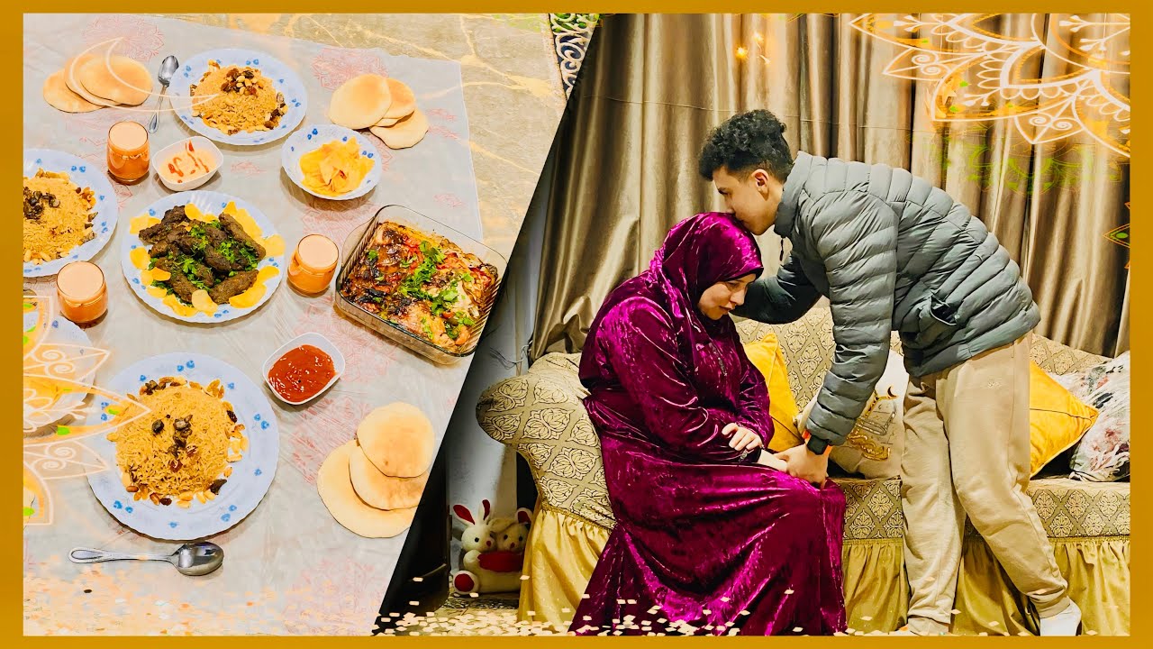أول فطار باظ بسبب تعبي🥺💔بس مرضتش يروح عليهم فرحة رمضان✨🍽️ وسندت نفسي عشان أسعدهم🎉🍮
