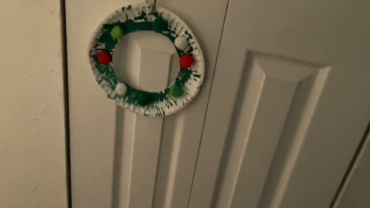 Arts & Crafts 2025 Animated Talking Paper Plate Christmas Wreath (Last of January)
