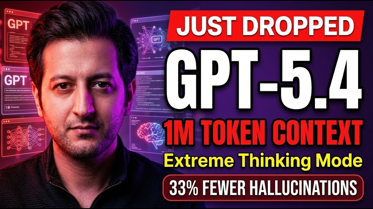 GPT-5.4 Just Dropped - Everything You Need to Know (1M Token Context, Extreme Thinking Mode)