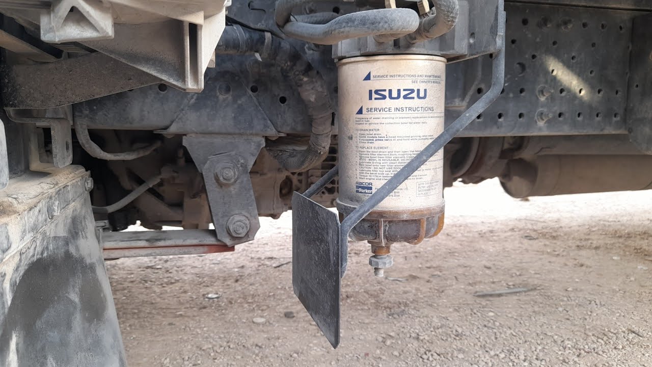 Isuzu 4hk1 Diesel Filter And Element Filter Replacement,