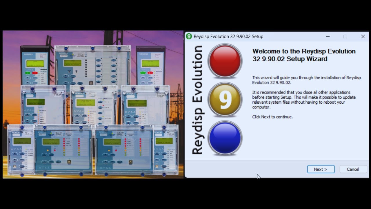 Reydisp Evolution32 (Siemens Reyrolle)_Установка