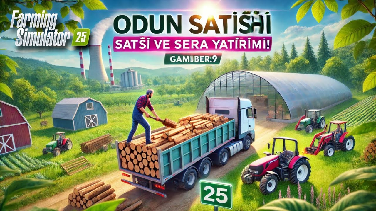 Farming Simulator 25 - Odun Satışıyla Seraya Yatırım! 💰🌱