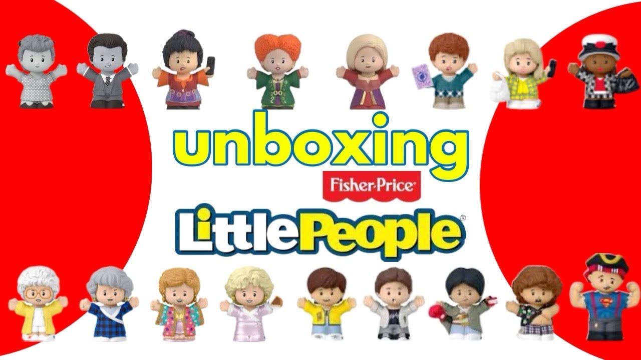 UNBOXING FISHER PRICE LITTLE PEOPLE | I Love Lucy | Hocus Pocus | Clueless | Golden Girls | Goonies