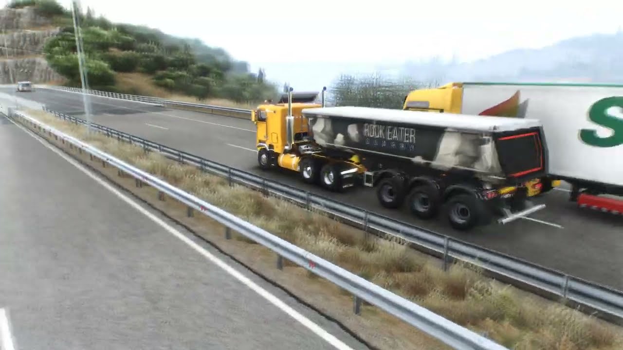 🚚[유로트럭2,ETS2] 게임플레이, Freightliner FLB, GAME PLAY, SNOWYMOON V2.