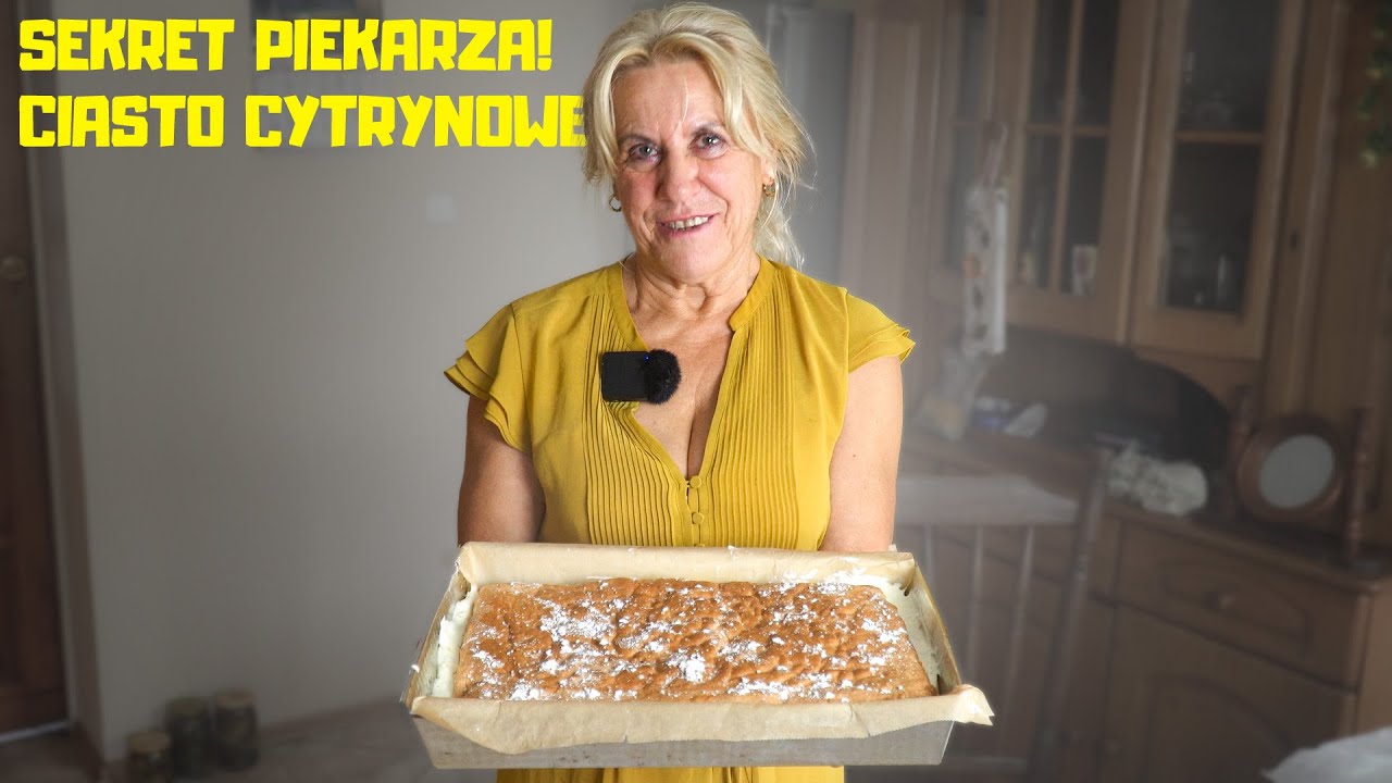 Przepis na NIESAMOWITE ciasto CYTRYNOWE? | Władzia Radzi #23