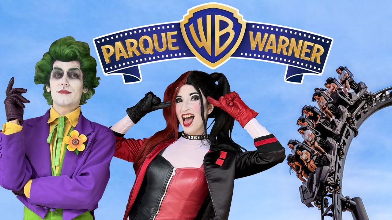 [4K] PARQUE WARNER MADRID - MES DE LOS SUPERHEROES 2025