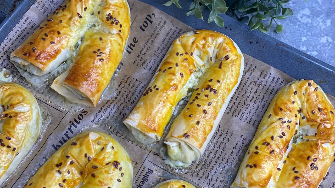 Ролліні з сиром та шпинатом