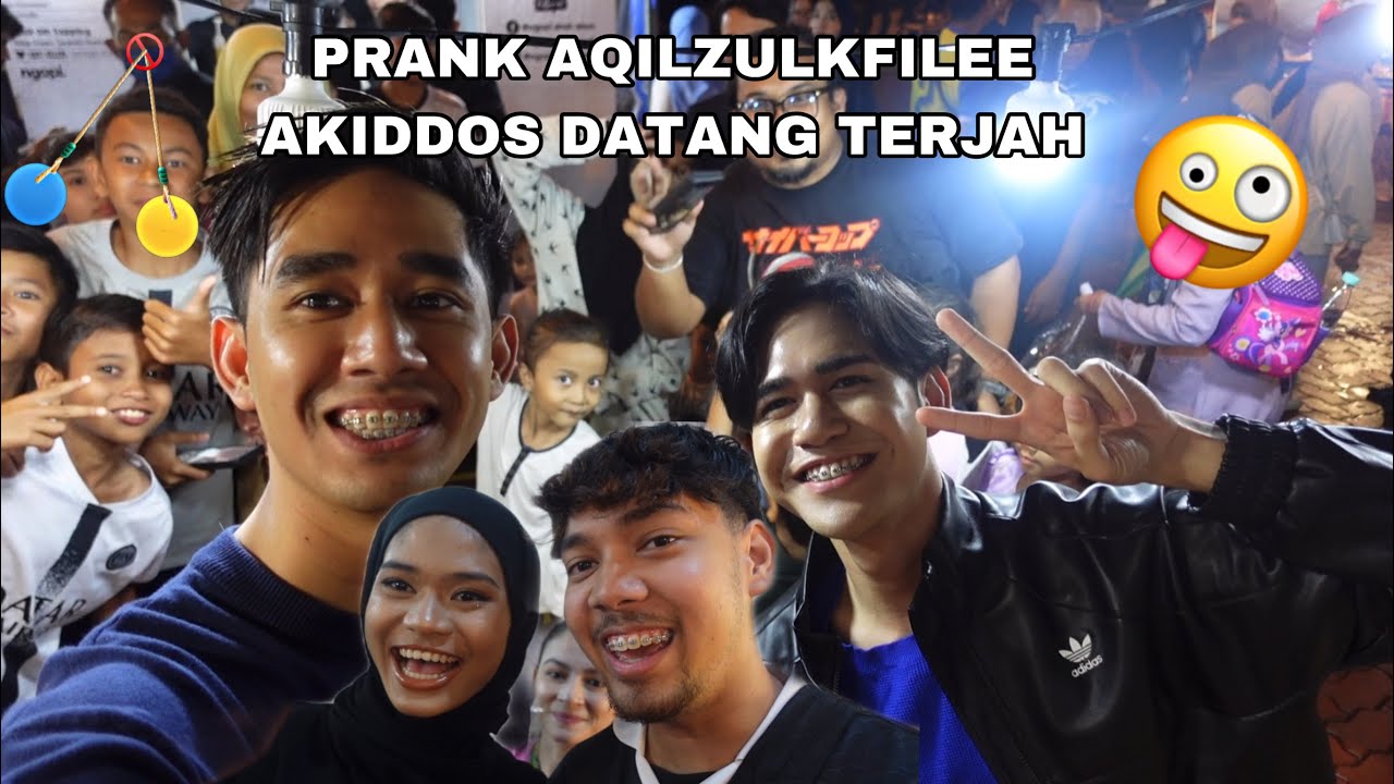 PRANK AQILZULKIFLEE AKIDDOS DATANG TERJAH 😱