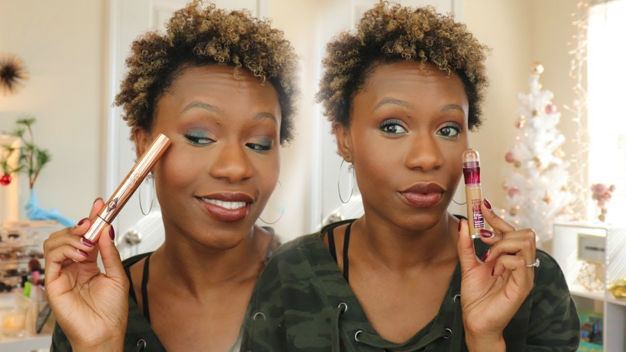 Dupes?? Charlotte Tilbury Magic Away Concealer VS Maybelline Instant Age Rewind Concelaer!