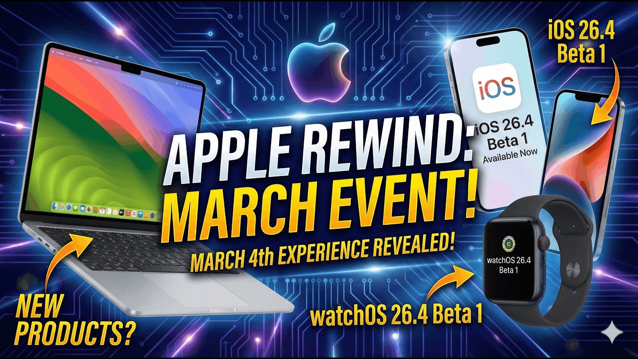 Apple Rewind- Apple Experience Event CONFIRMED + iOS 26.4 & watchOS 26.4 Beta 1