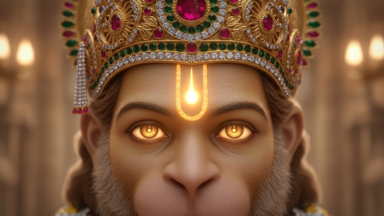 Hanuman Gayatri Mantra Chanting 🔱 | ॐ आञ्जनेयाय विद्महे | Powerful Meditation & Positive Energy