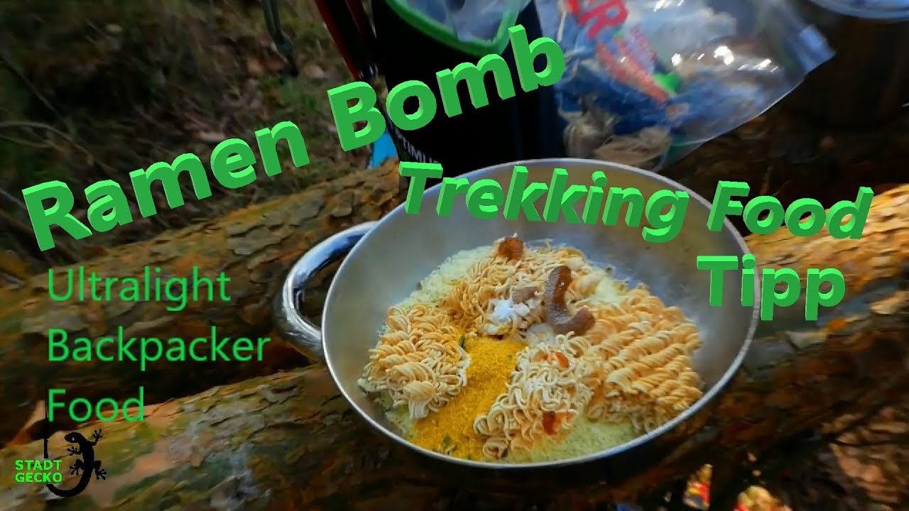 Ramen Bomb / Outdoor Food Tipp / Trekking Food Hack / Ultralight / YumYum / Backpacking Food /german