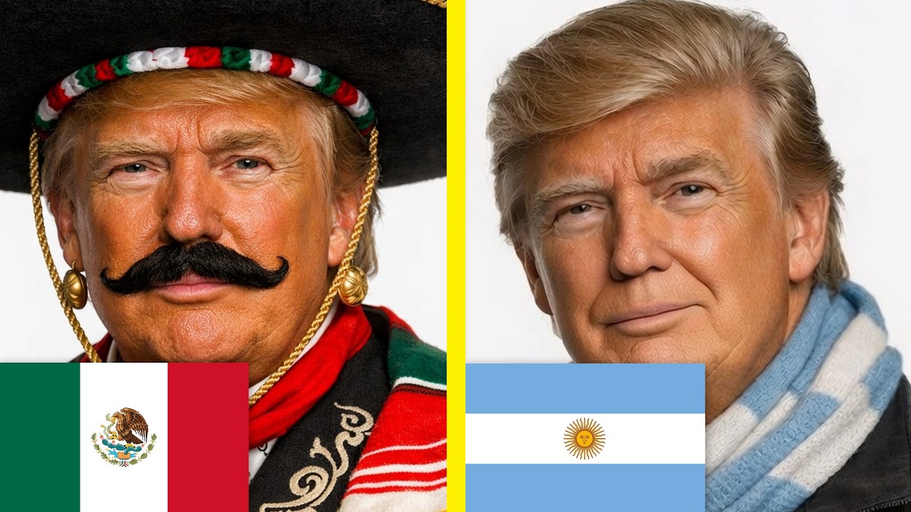 SI DONALD TRUMP FUERA EL PRESIDENTE DE CADA PAÍS
