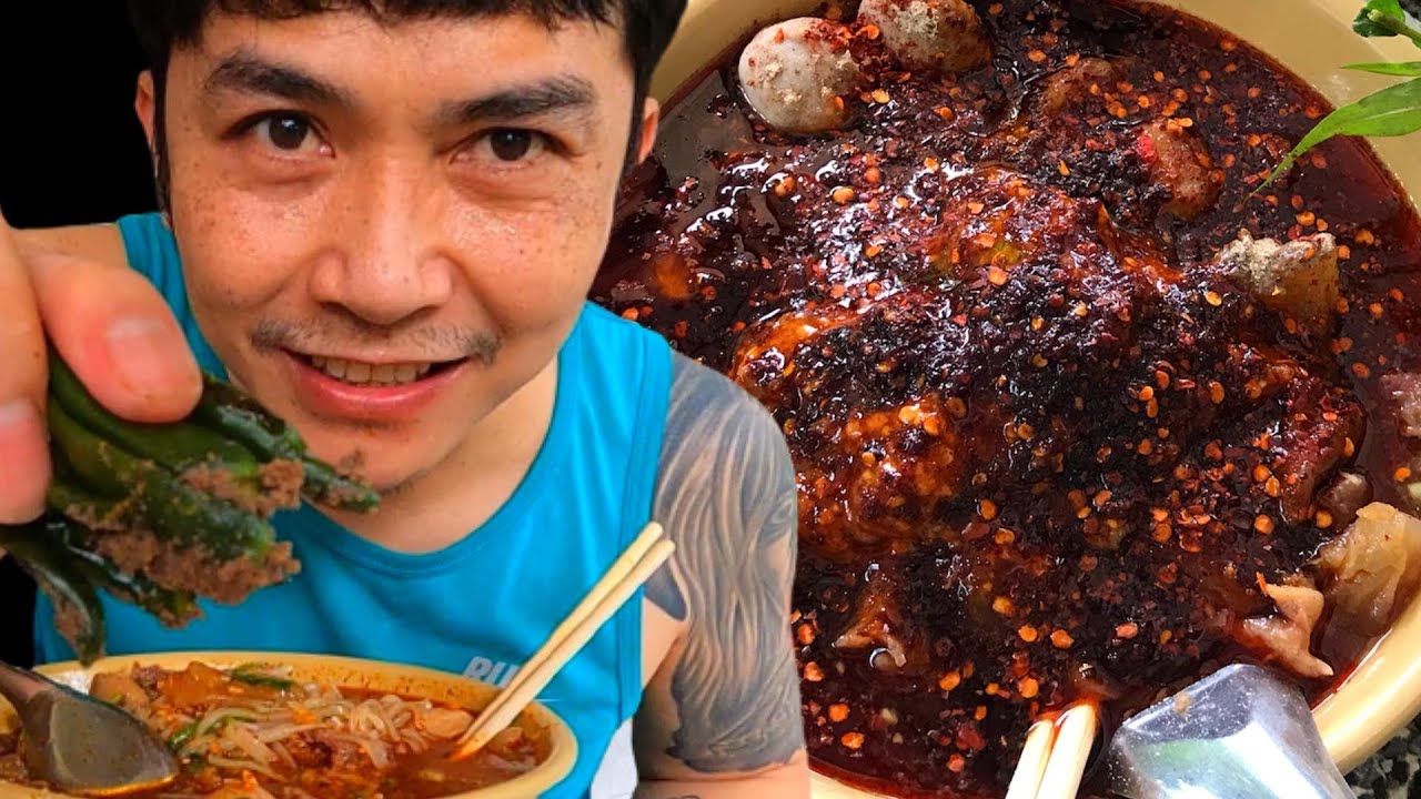 ลองพริกจี่ขอนแก่น ปรุงเข้มข้นแบบโหด ก๋วยเตี๋ยวเนื้อน่องลาย คนเยอะมาก