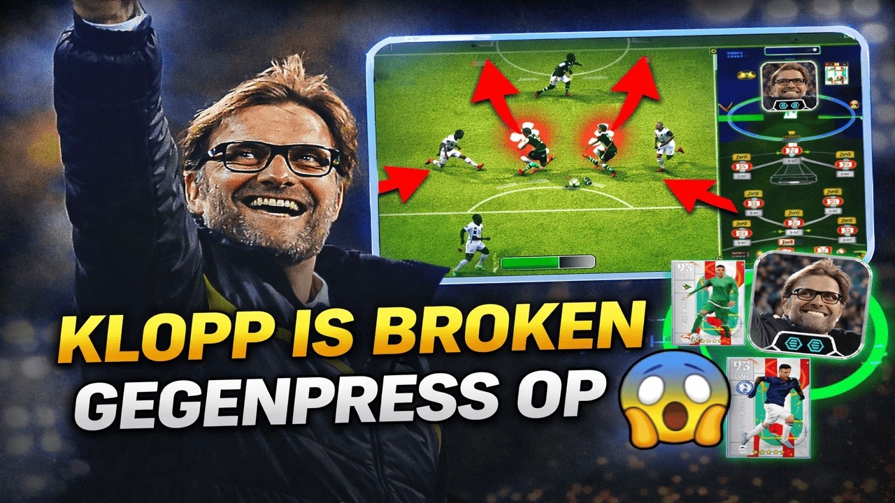 New Jurgen Klopp Manager is BROKEN in eFootball 2026 😱 Best Pressing Tactic Ever!