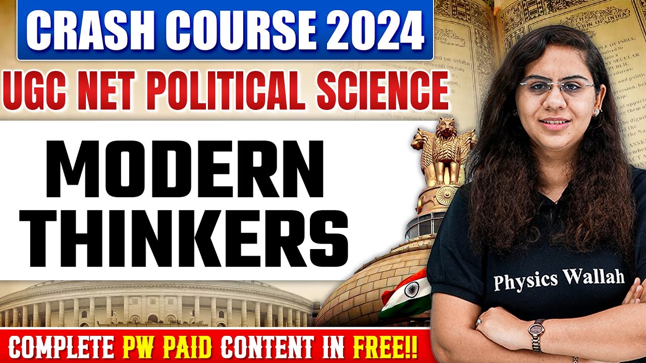 UGC NET Political Science 2024 Crash Course: UGC NET Indian Political Thought - Modern Thinkers PYQs