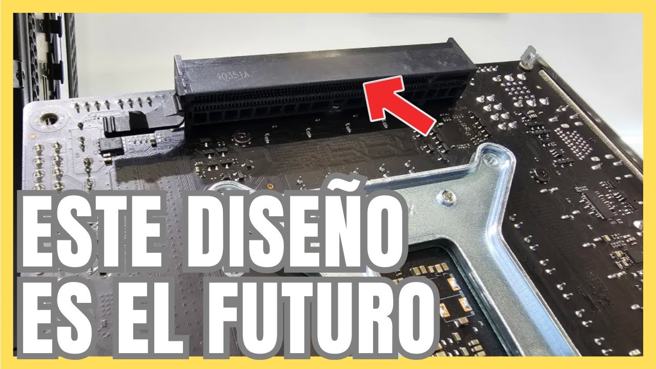 Esta Placa base tiene el puerto PCI-E x16 por atrás | PC NOTICIAS #01