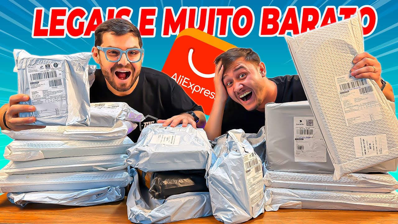 CHEGOU MUITO PRODUTO BOM E BARATO DO ALIEXPRESS I MAIOR UNBOXING DO ALI🔥