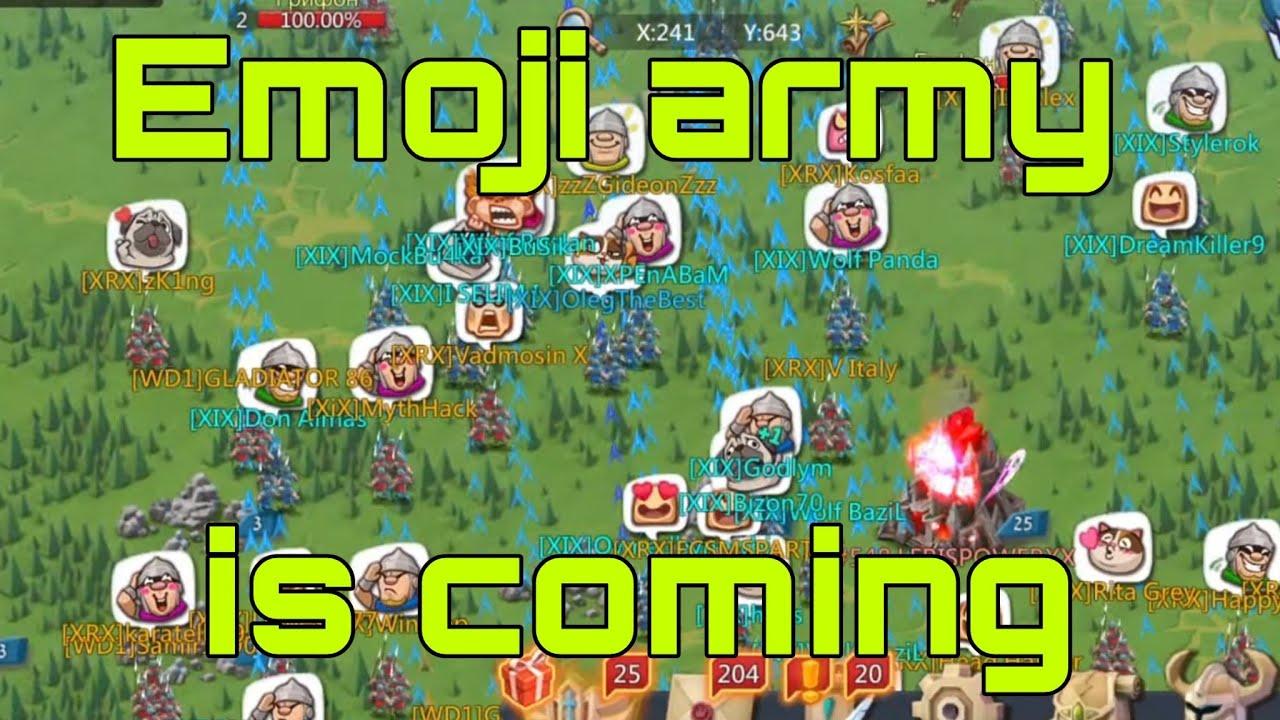 Lords Mobile - Multi-SOLO on KVK. Destroying trap 24lvl castle! XIX XRX WD1 XiX