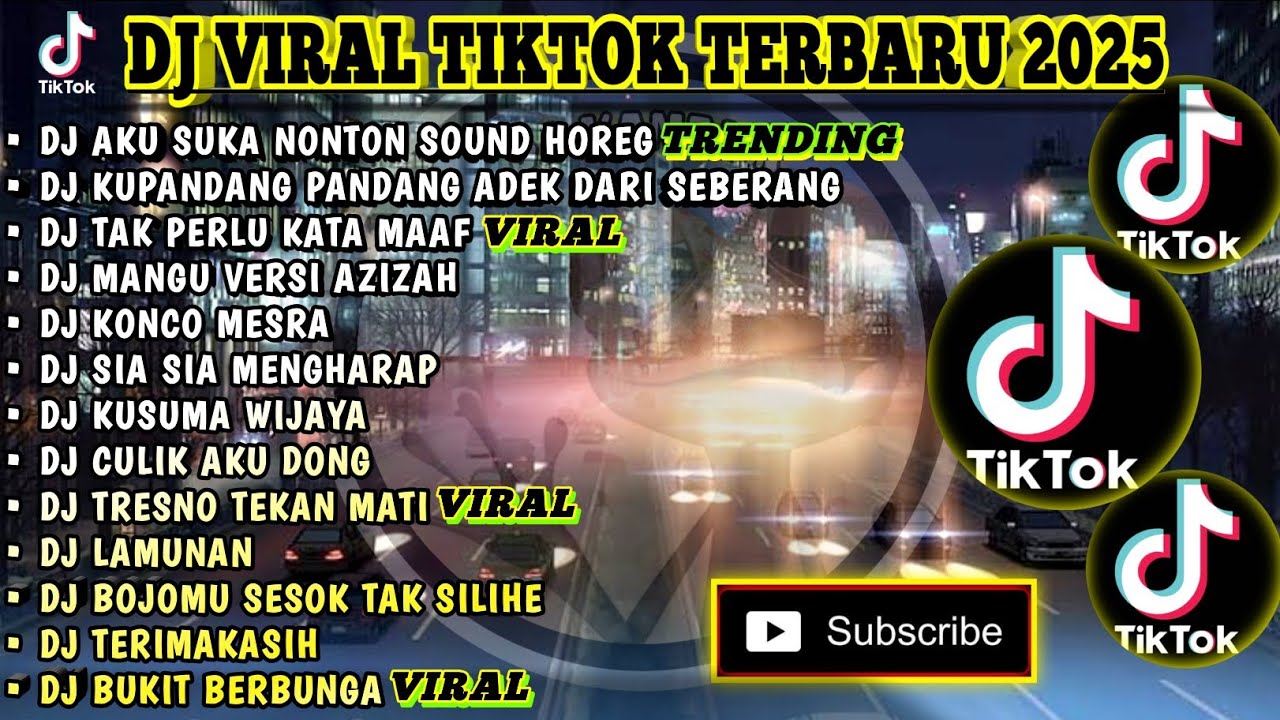 DJ VIRAL TIKTOK TERBARU 2025 | AKU SUKA NONTON SOUND HOREG | CINTA DARI SEBERANG FULL ALBUM