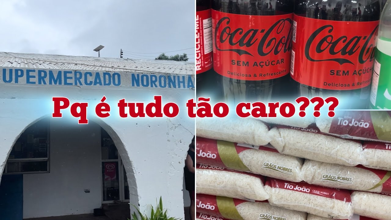 Tour por mercado em Noronha. Pq é tudo tão caro?