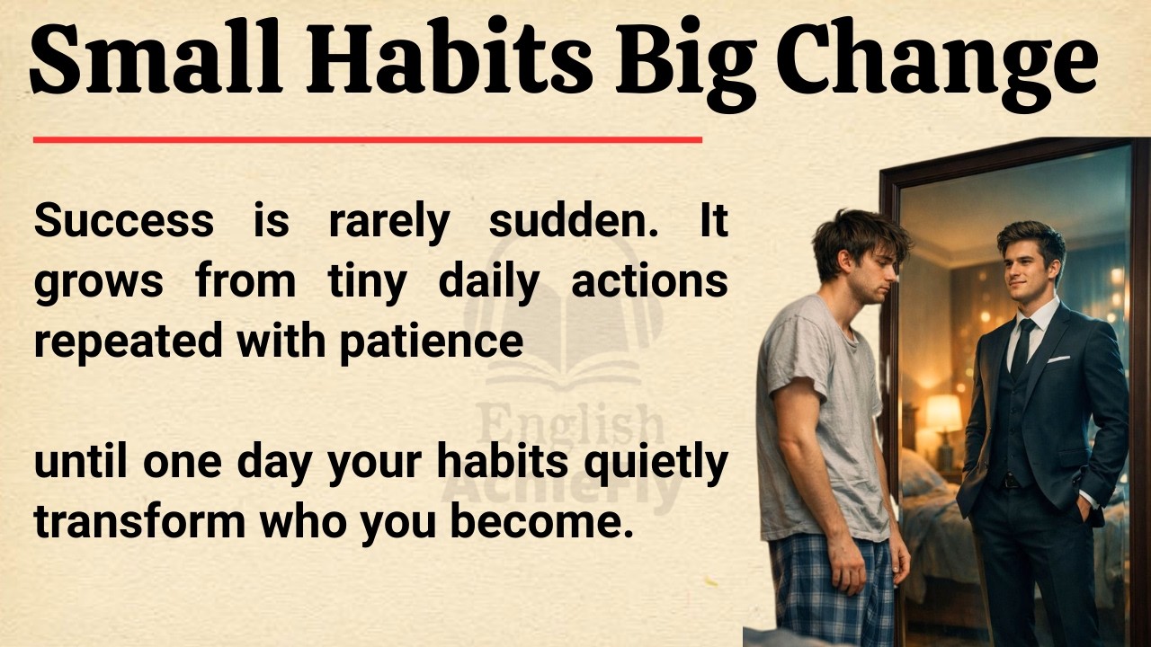 Small Habits Big Change | The Hidden Power of Tiny Daily Actions (Motivation for Self Growth
