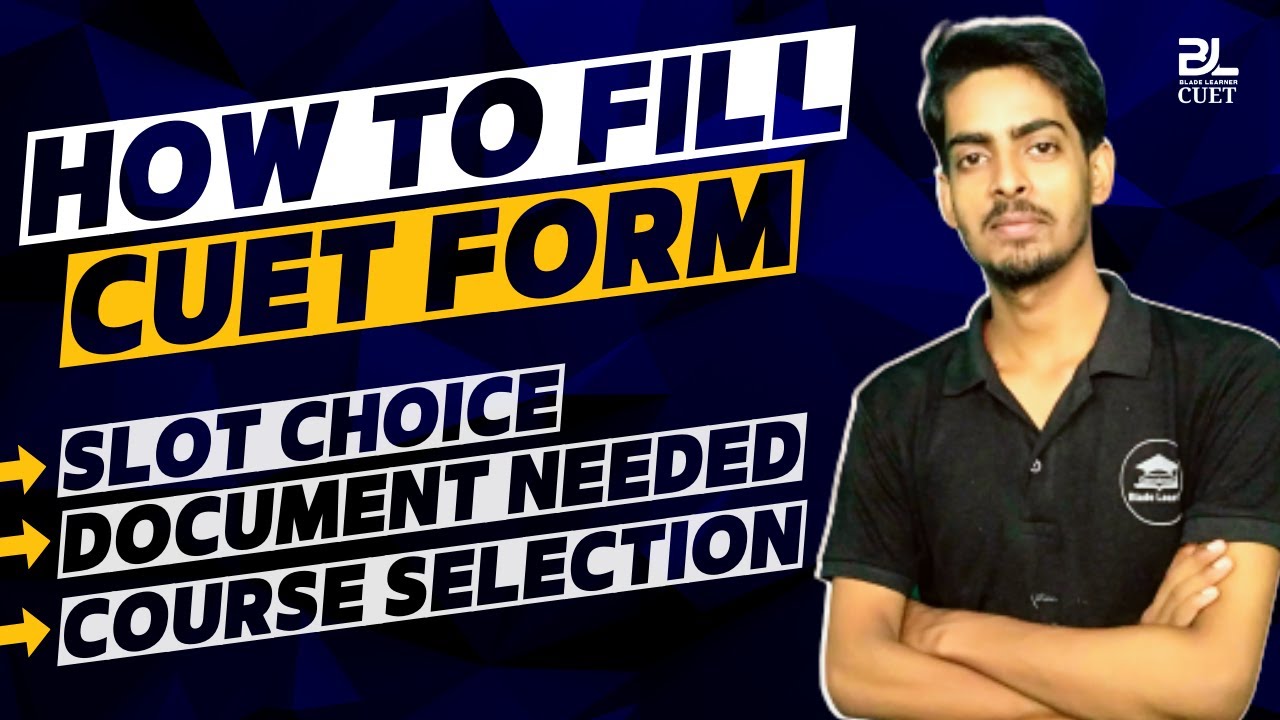 How To Fill CUET Form 2022 | CUET Form Fill Up 2022 | CUET 2022 Application Form | CUET 2022