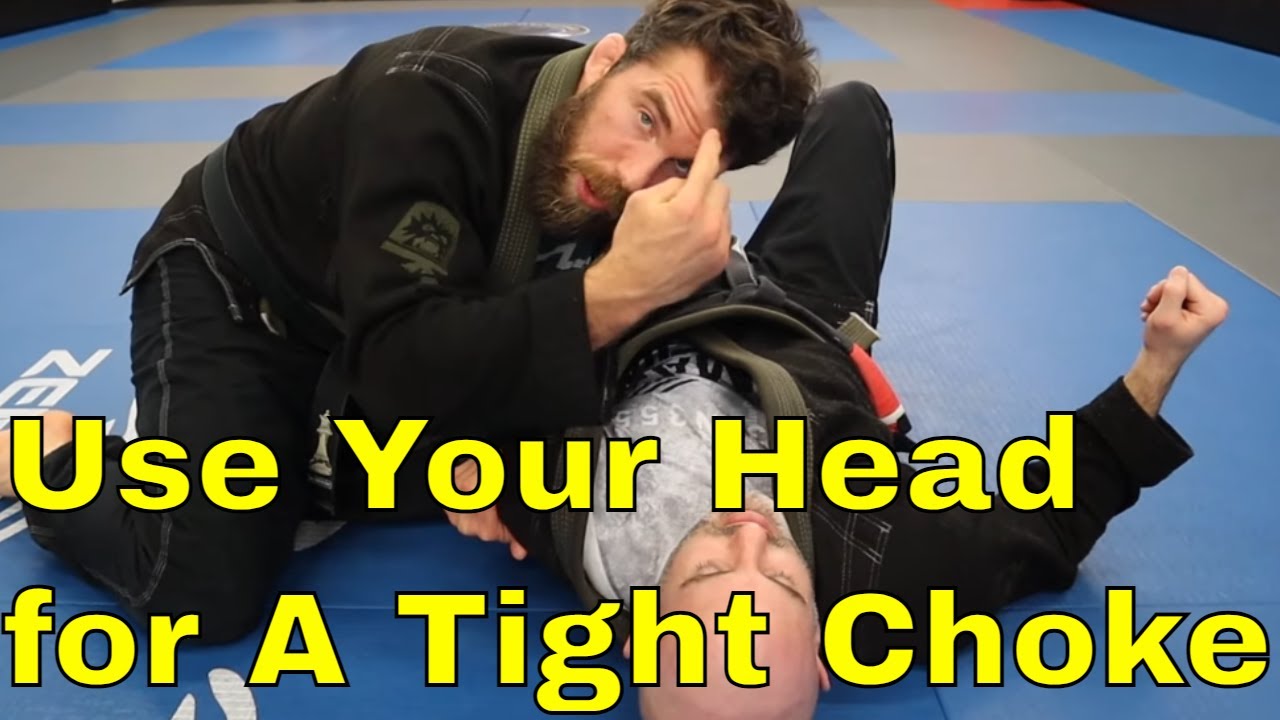 Brutally Tight Bread Cutter Choke Finishing Detail in BJJ