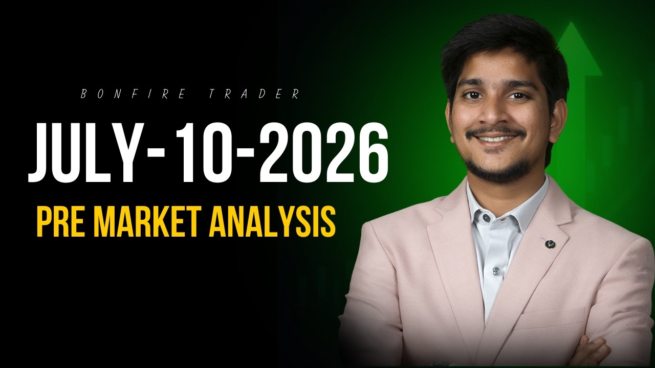 TCS Q1 Results Outlook | Nifty 100+ Gap-Up? Global & War Updates | Gold, Silver, Bitcoin & Stocks |