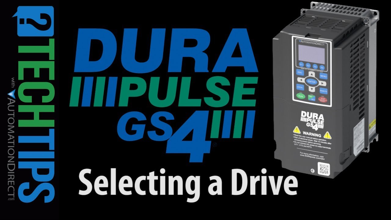 Selecting a DURApulse GS4 VFD from AutomationDirect