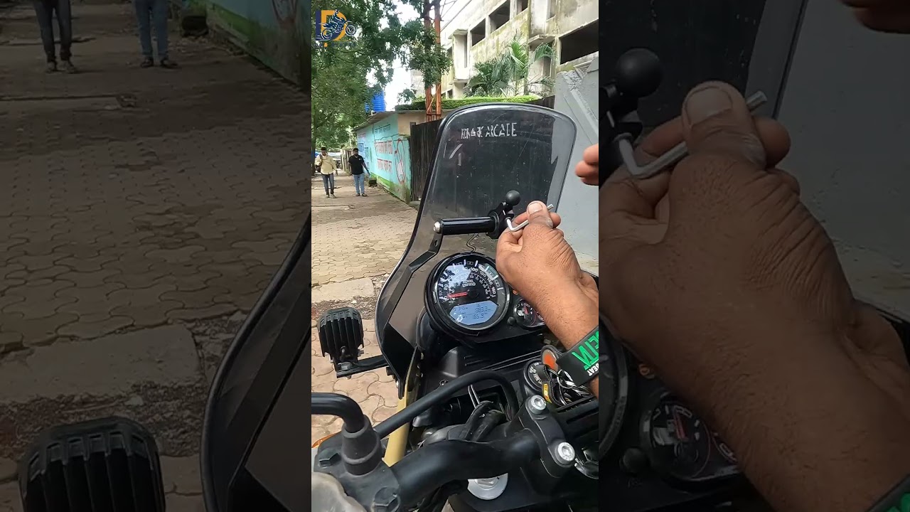 Royal Enfield Gps Mount & Grandpitstop Mobile Stand  