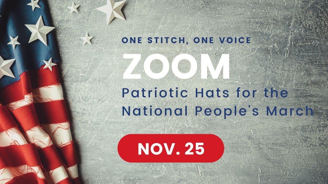 One Stitch, One Voice - Call to Action