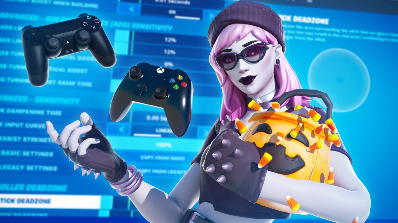 The *BEST* Controller Fortnite Settings For Aimbot/Piece Control (XBOX/PS4/PC)
