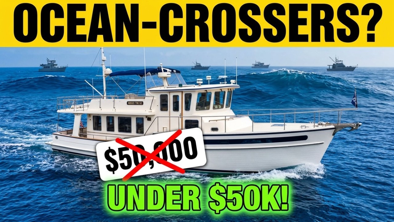 7 Trawlers Under $50,000 That Can Still Cross an Ocean (Ranked by What They'll Cost You)