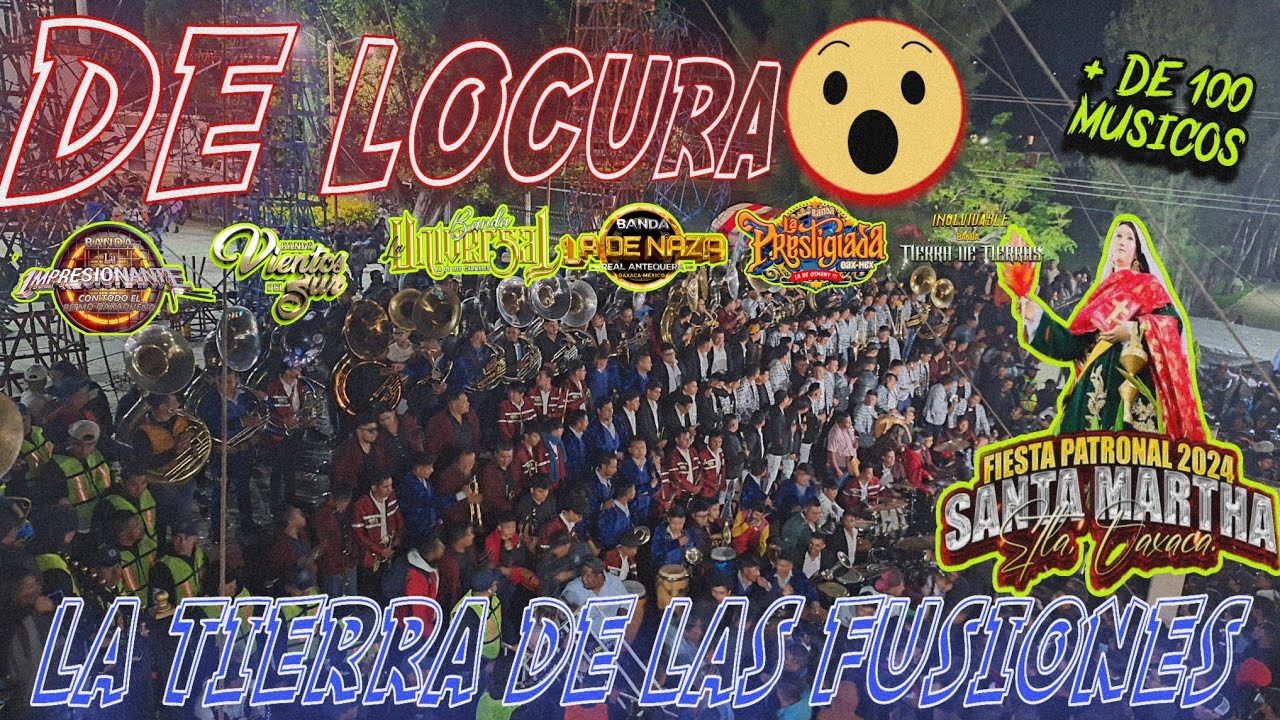 6 BANDA TOCANDO AL MISMO TIEMPO EN SANTA MARTHA ETLA (VIDEO COMPLETO)