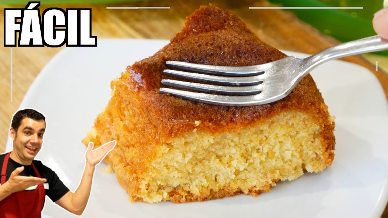 Cómo hacer bizcocho de naranja el postre de naranja sin azúcar fácil y rico