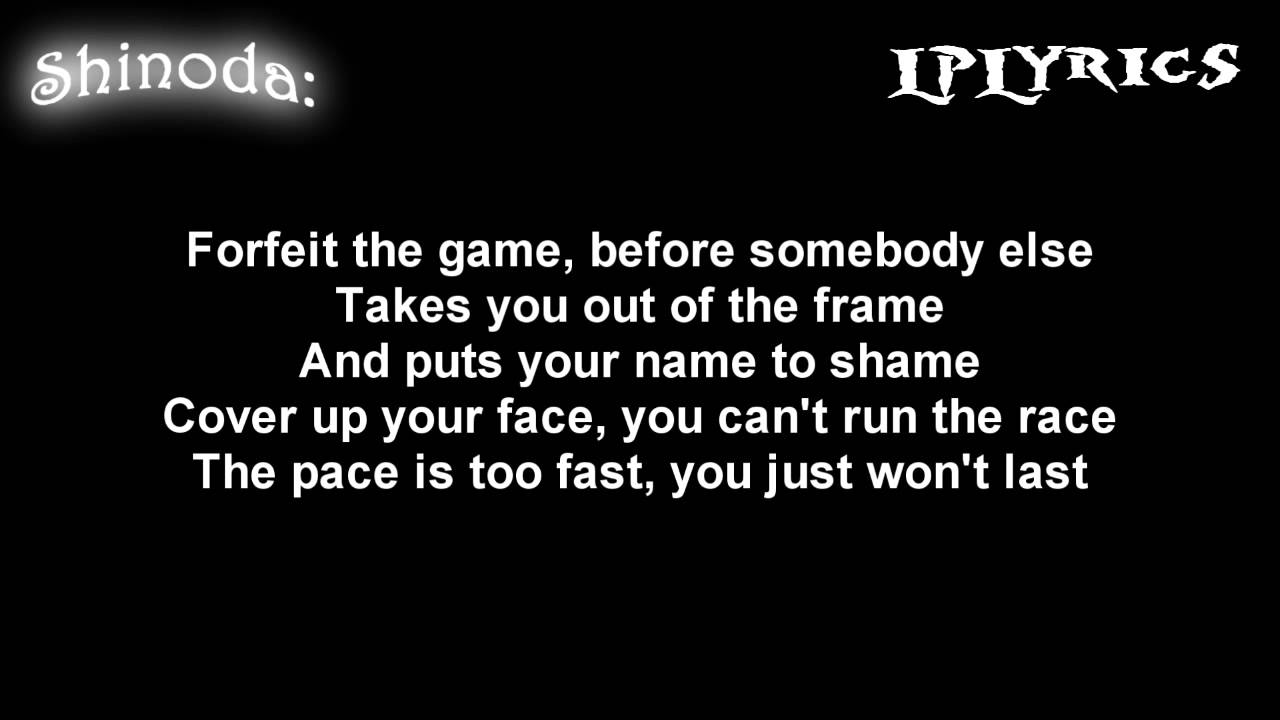 Linkin Park- Points Of Authority [ Lyrics on screen ] HD