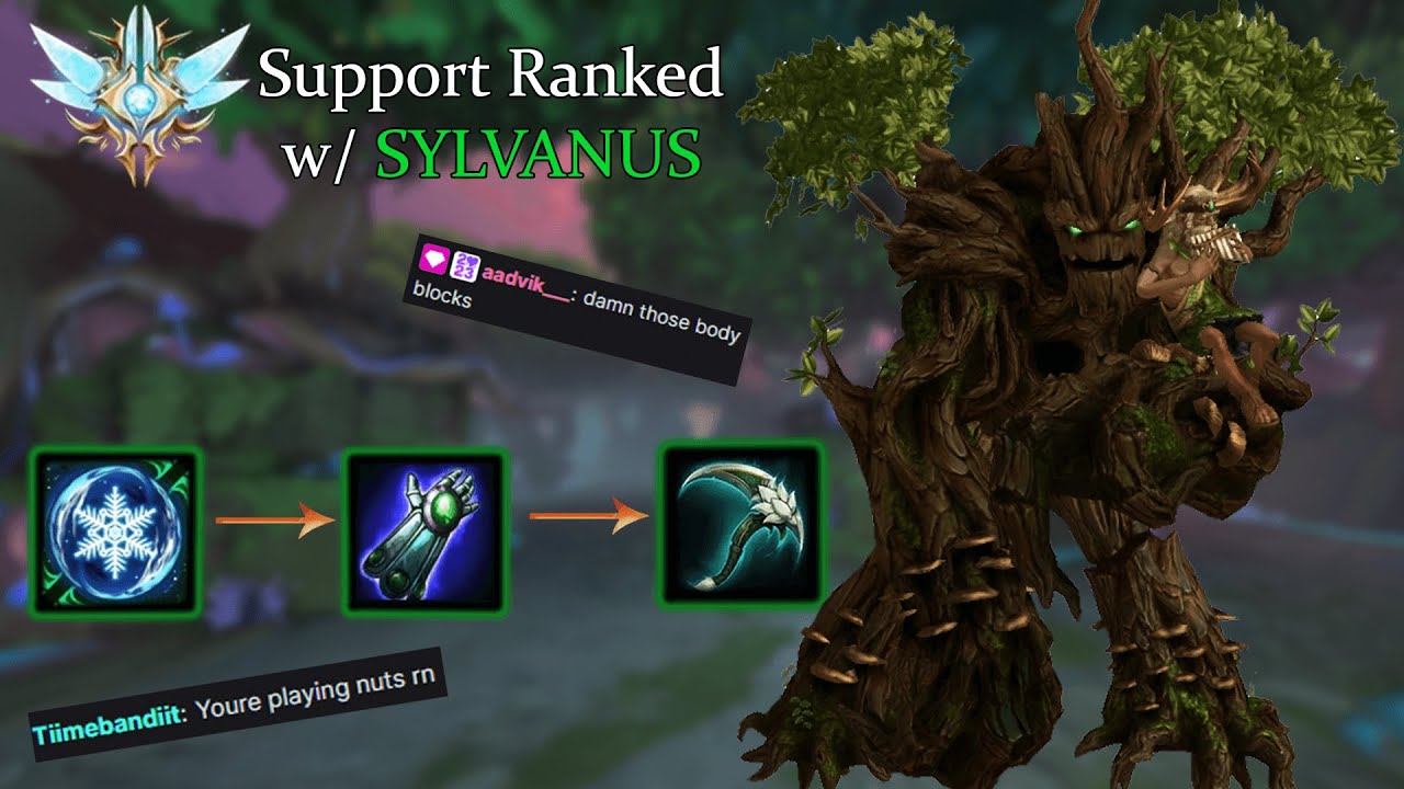 Smite: Sylvanus Masters Ranked Support (Learn From a GrandMaster)