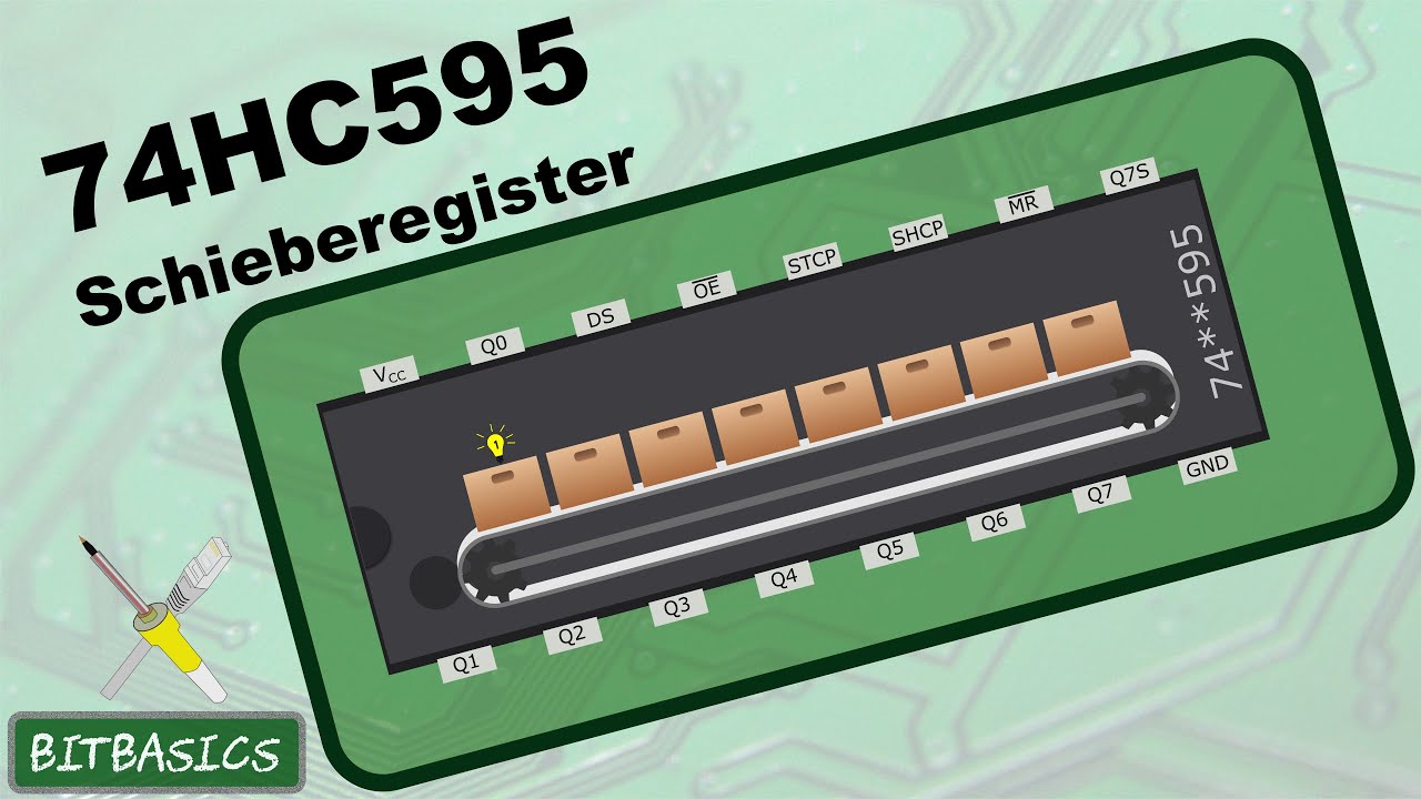 BitBasics - 74xx595 / 74HC595 - Schieberegister