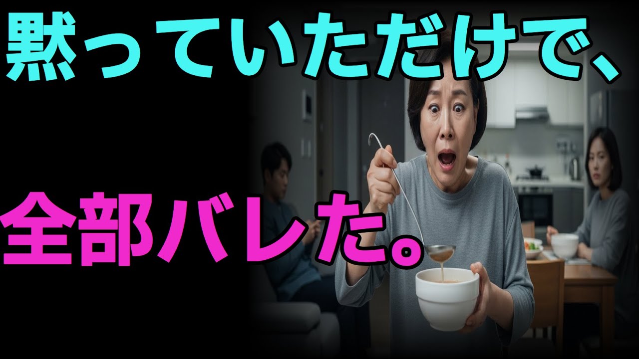 黙っていただけで、食卓ですべてがバレた / 感動する話