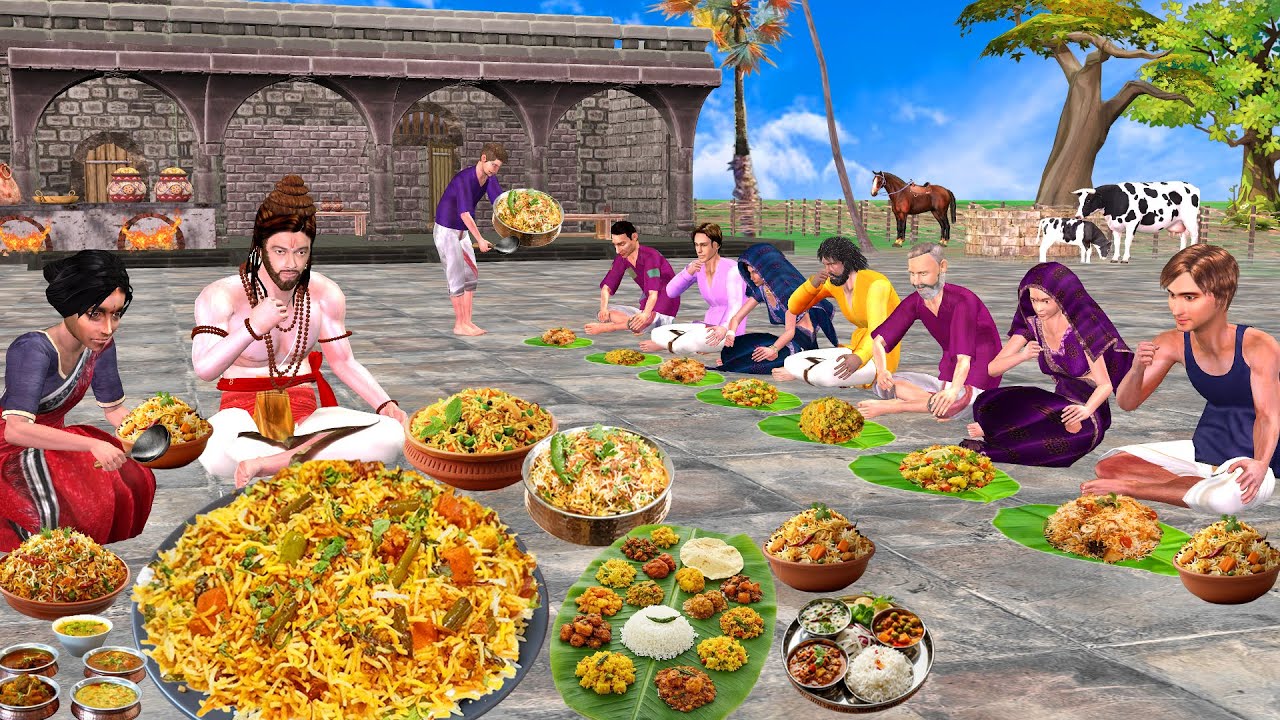 धूमधाम Sabji Biryani | Poor Farmer become a Landlord Moral&nbsp;hindi&nbsp;kahaniya