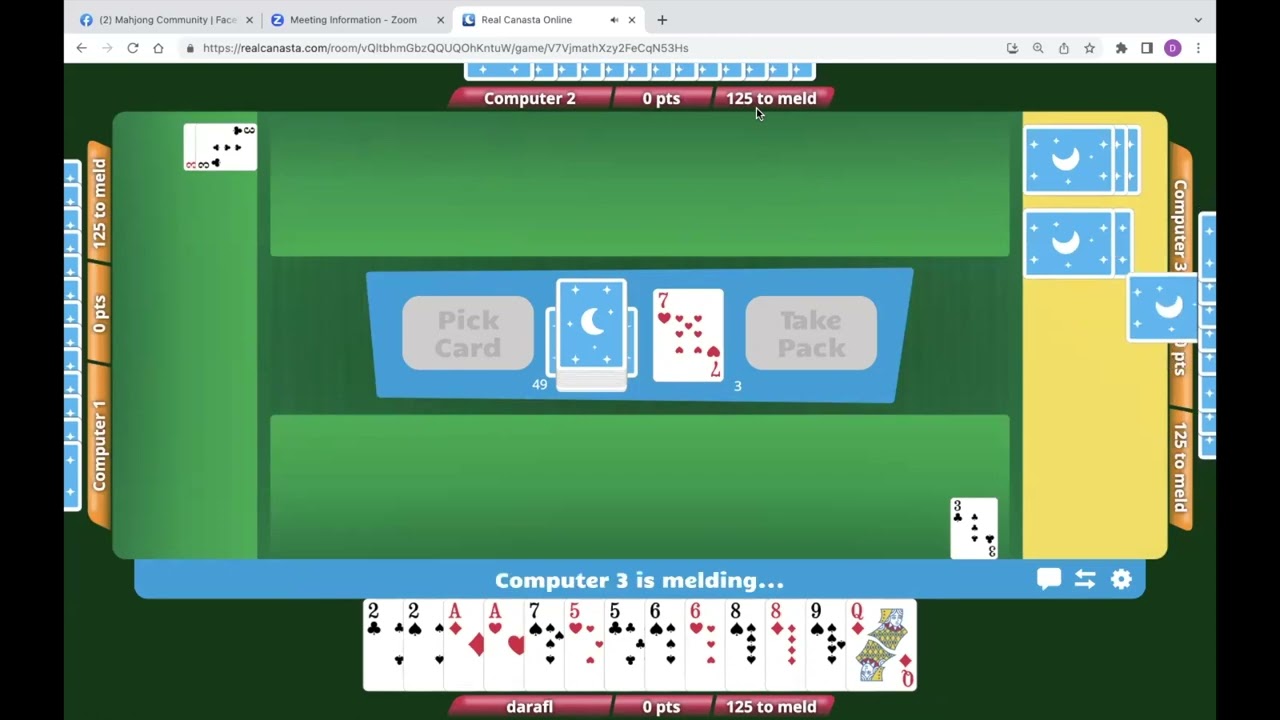 Replay! Modern American Canasta Game On! Join Dara & Donna on RealCanasta (rules & strategy) 625/23