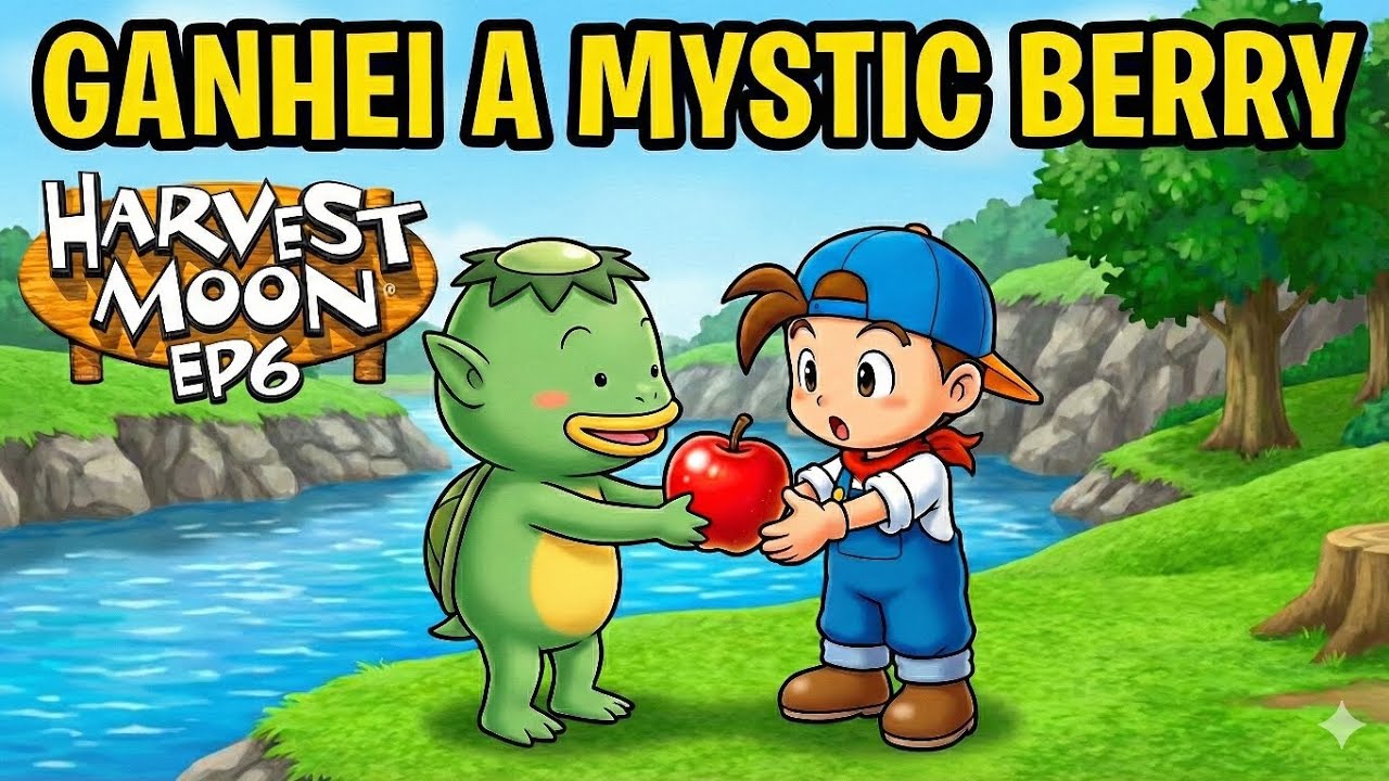 Como eu fiz para Ganhar a Mystic Berry - Harvest Moon Back to Nature - Ep6