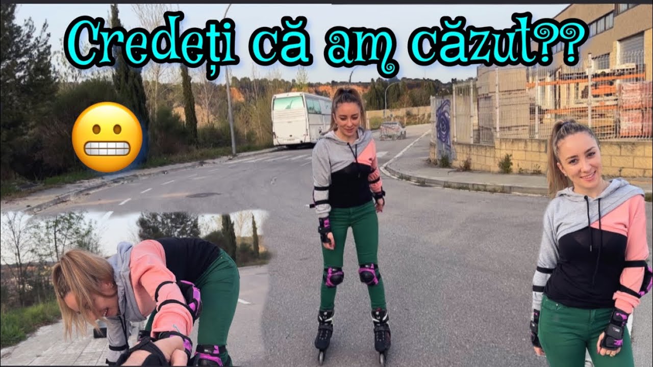 🤔 ÎNVĂȚ SĂ MĂ DAU PE ROLE⁉️ 🛼🛼