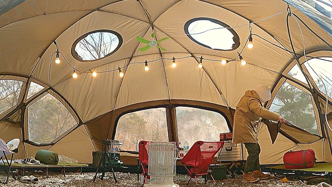 야크돔550 완벽하게 정리했습니다! | 구매전 꼭 확인하세요 | WIWO YAK DOME550 REVIEW | WINTER CAMPING