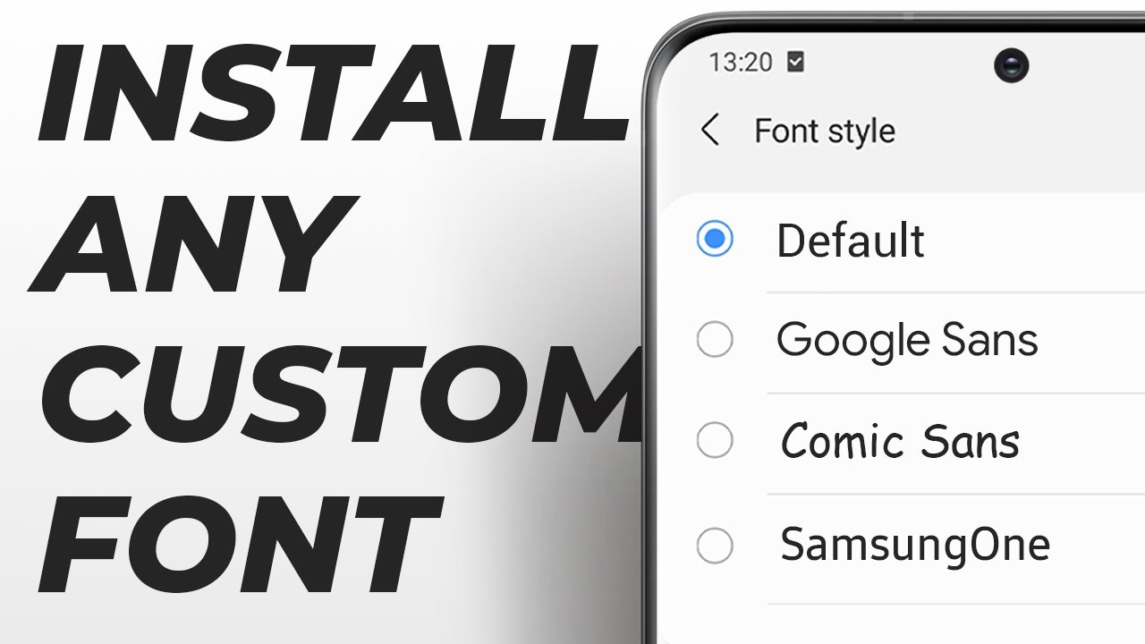 How to install ANY FONT in all Samsung Galaxy devices! - Works in One UI 5.1