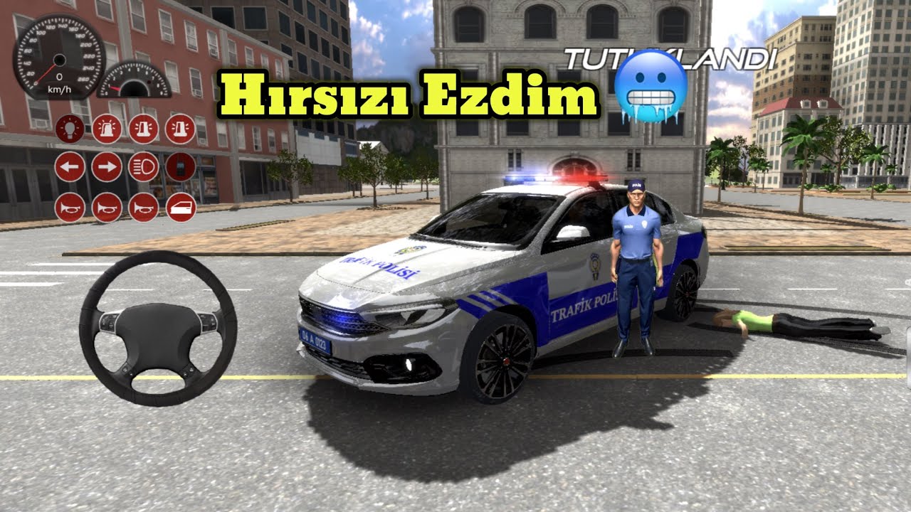 Hırsızları Yakaladım Türk polisi Arabayı oynu #türkpolisiarabaoynu 